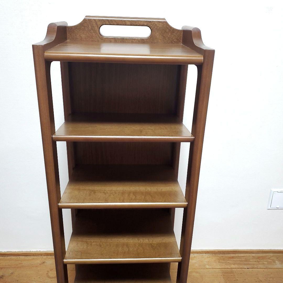 カリモク　karimoku　木製スリッパラック 5段