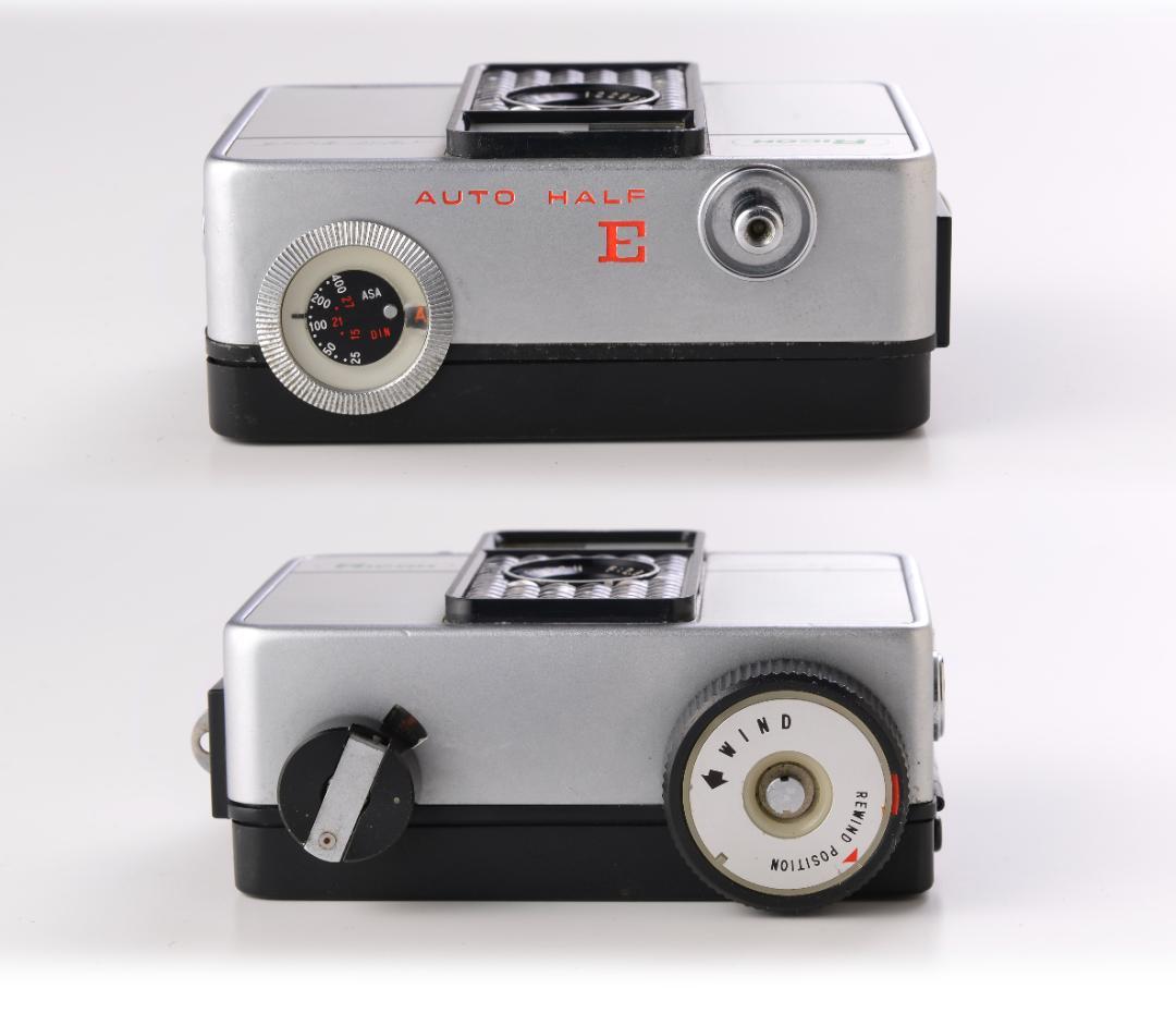 RICOH リコー オートハーフＥ 緑縞模様