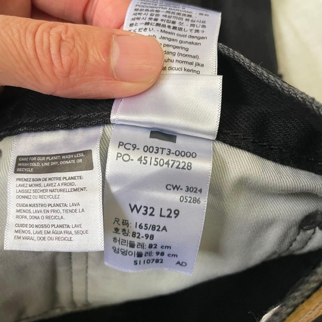 【美品】リーバイス エディフィス 別注 517 ブラックW32 フレアパンツ