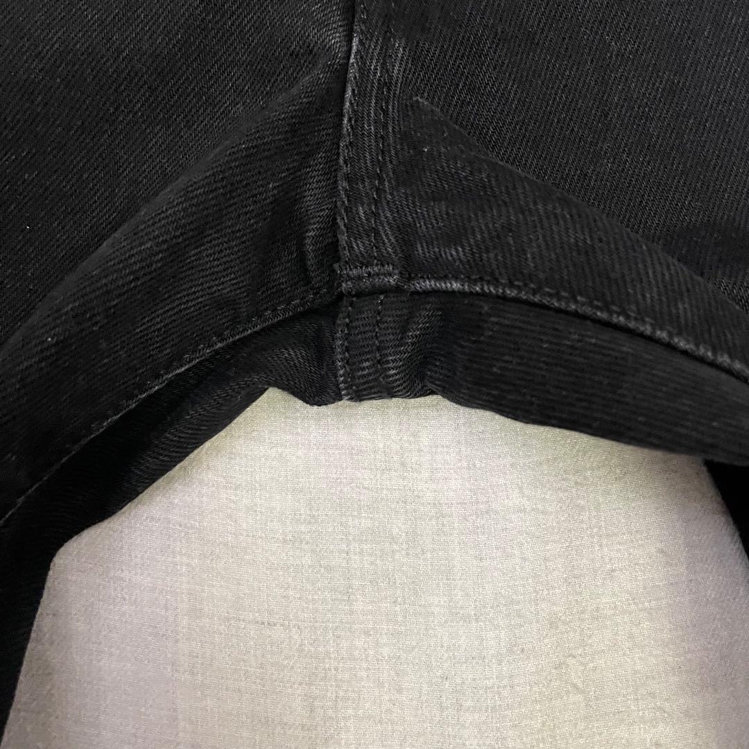 【美品】リーバイス エディフィス 別注 517 ブラックW32 フレアパンツ