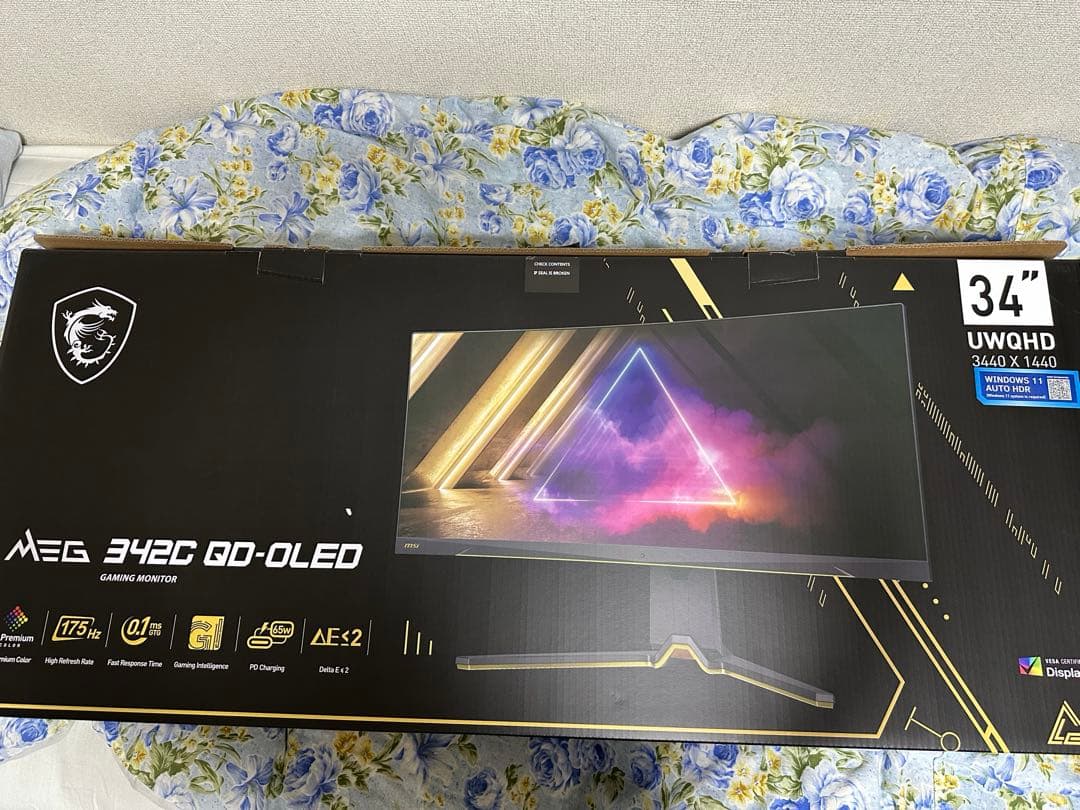 MSI MEG 342C QD-OLED 34インチ
