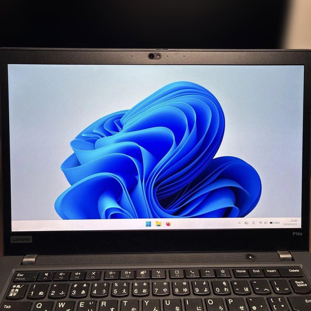Windowsノート本体 ThinkPad P14s Gen 2 i7 RAM:32GB SSD:1TB