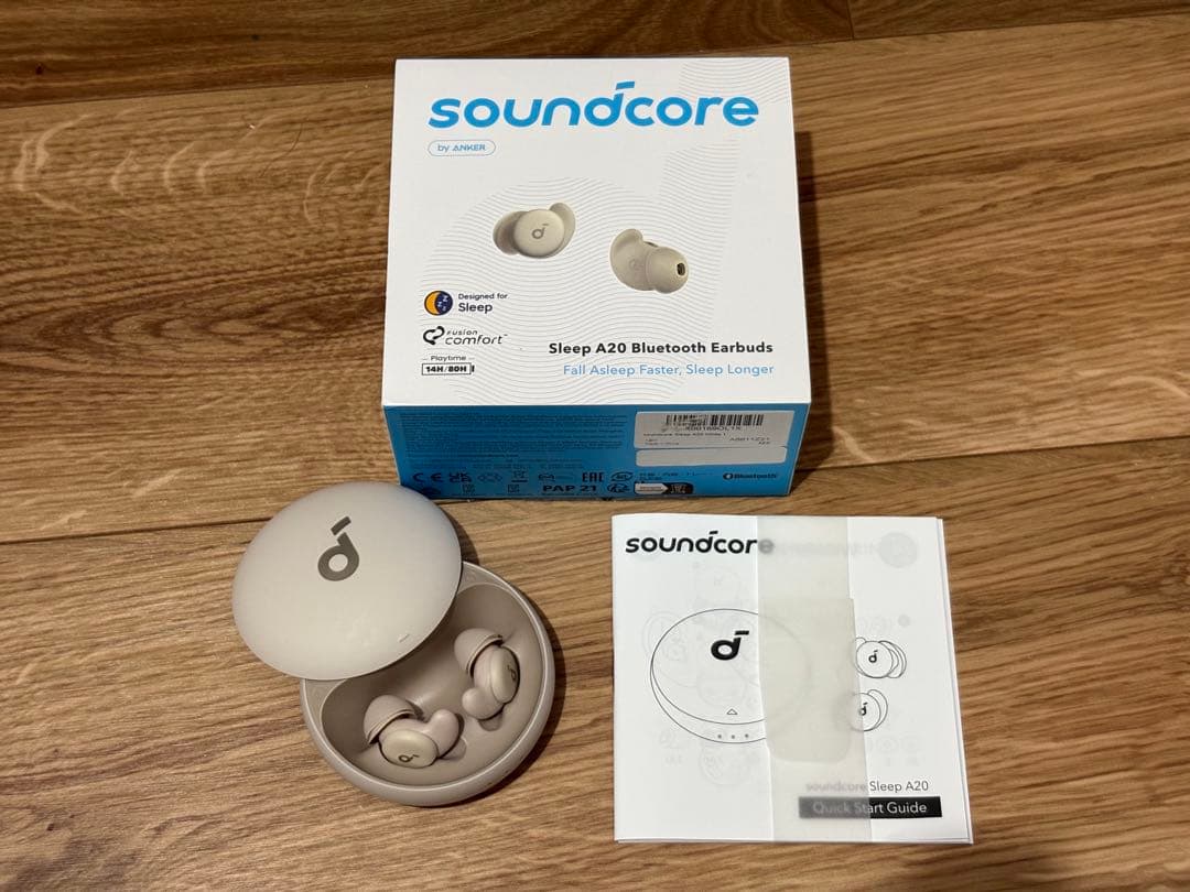 【美品】Anker soundcore Sleep A20 ワイヤレスイヤホン