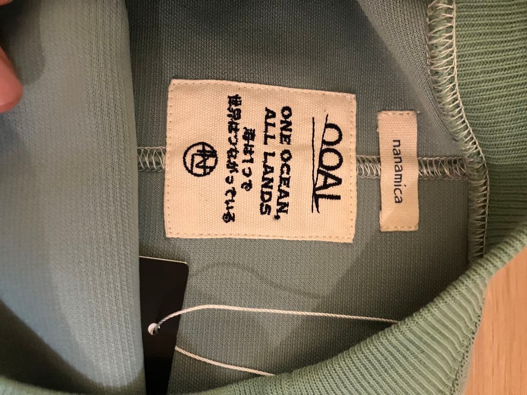 nanamica QUAL グリーン スウェット L