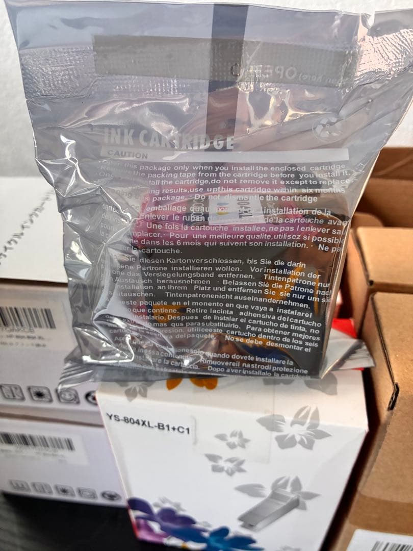 HP 804XLインクカートリッジ複数