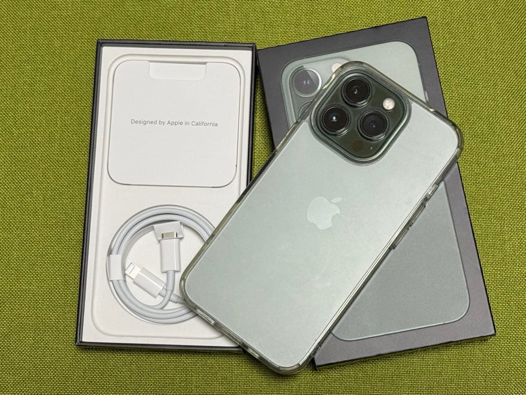 Apple iPhone 13 Pro アルパイングリーン バッテリー100%