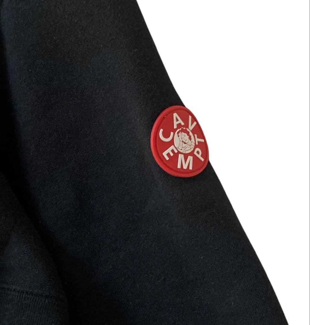 美品‼︎ C.E CAVEMPT スウェット トレーナー 刺繍 プリント ブラック