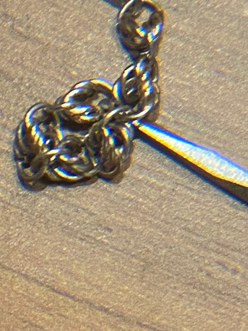 pt850 切子　ネックレス