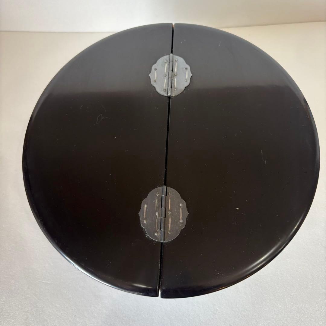 【平水指】山水 水指 茶道具 染付 洞華苑 木箱入り