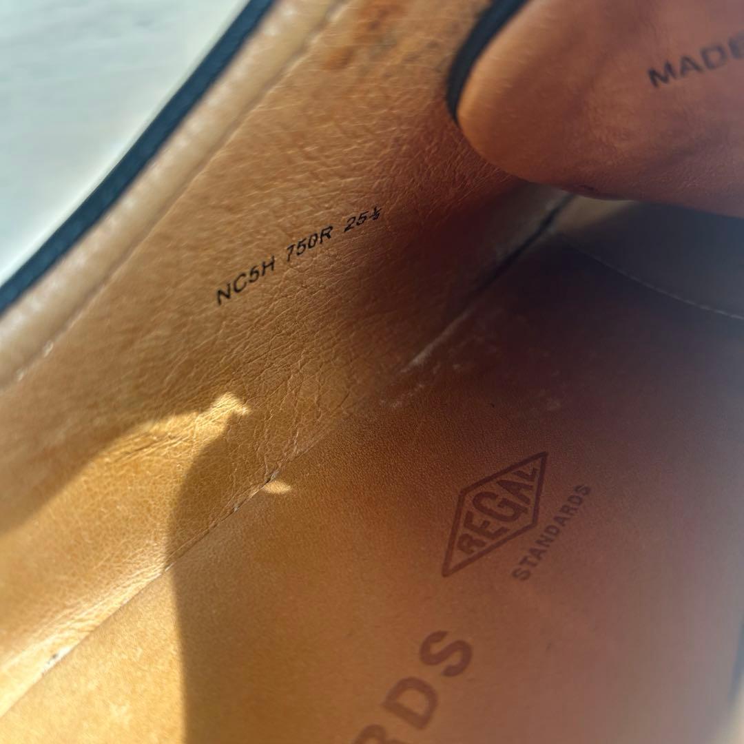 REGAL スタンダード　レザーシューズ 750R 黒　ブラック