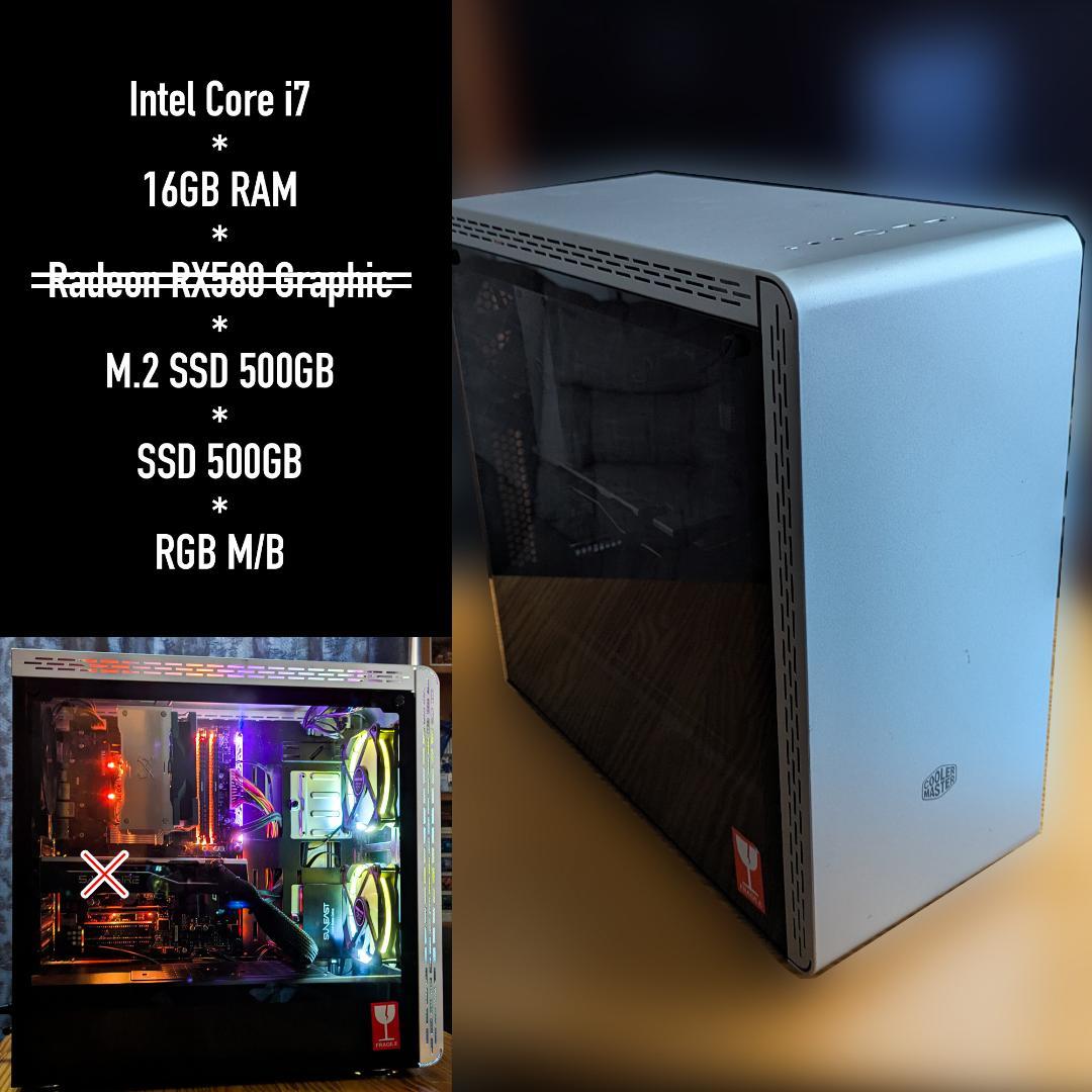 【ハイスペックPC】i7搭載/SSD 1TB/金属ボディ