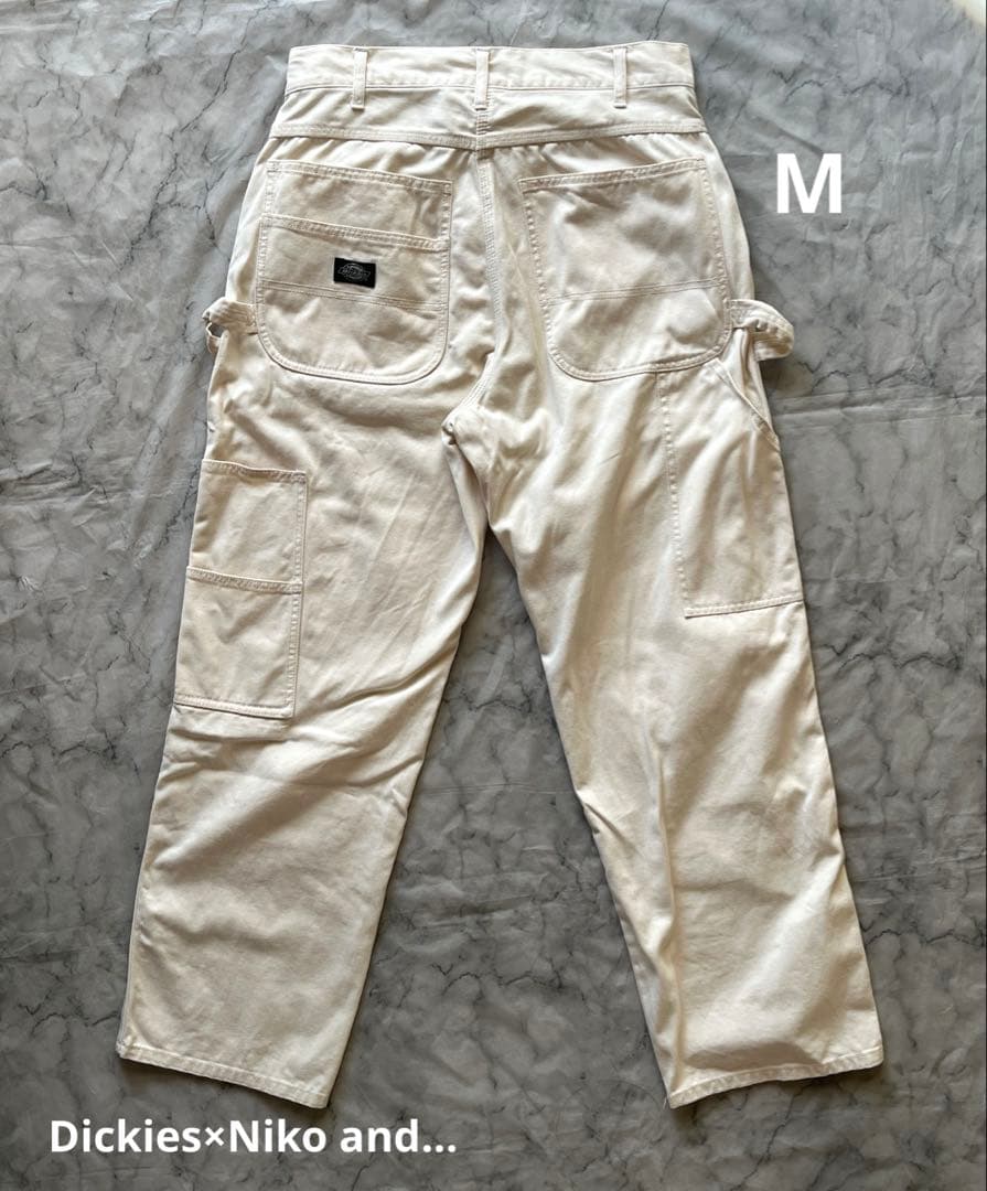 Dickies×Niko and… コラボ ペインターパンツ ホワイト M