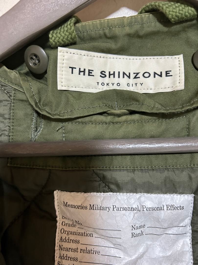 シンゾーンフィールドパーカー　キルティングライナー付きモッズコート