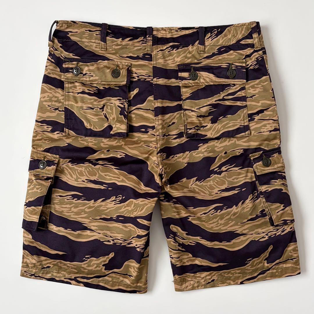 ほぼ新品★リアルマッコイズ ゴールドタイガー カーゴショーツ タイガーカモパンツ