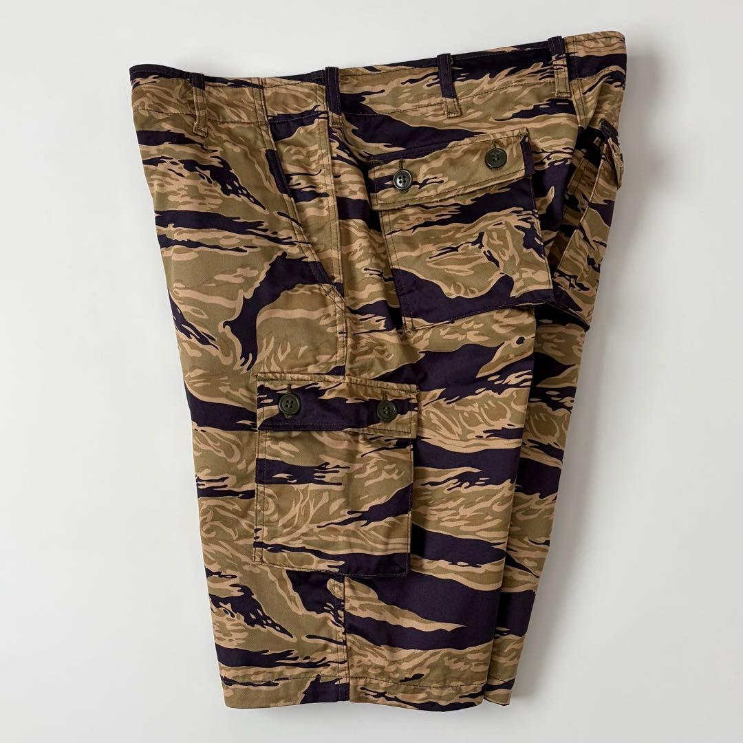 ほぼ新品★リアルマッコイズ ゴールドタイガー カーゴショーツ タイガーカモパンツ