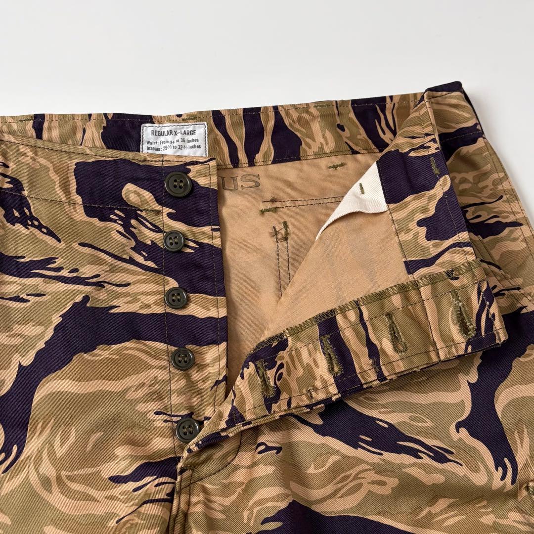 ほぼ新品★リアルマッコイズ ゴールドタイガー カーゴショーツ タイガーカモパンツ