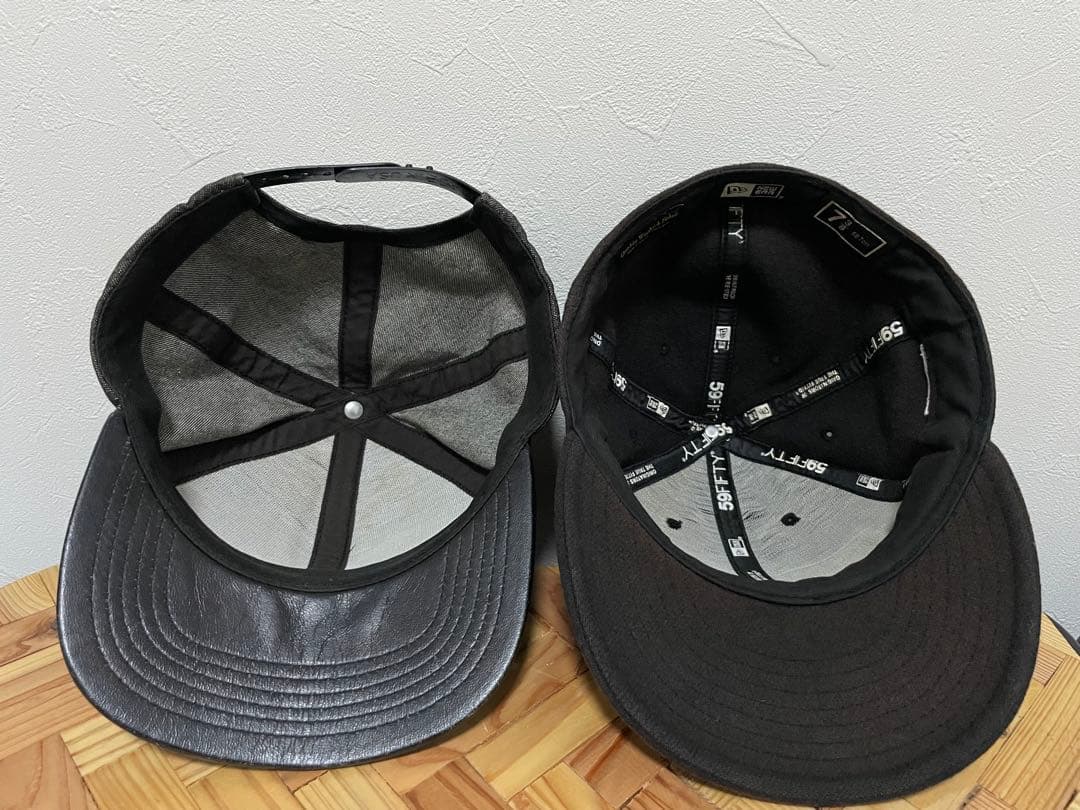 Supreme キャップ 2点セット ブラック