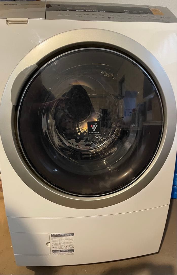 2017年式 SHARP 全自動ドラム式洗濯乾燥機 ES-ZP1-NR
