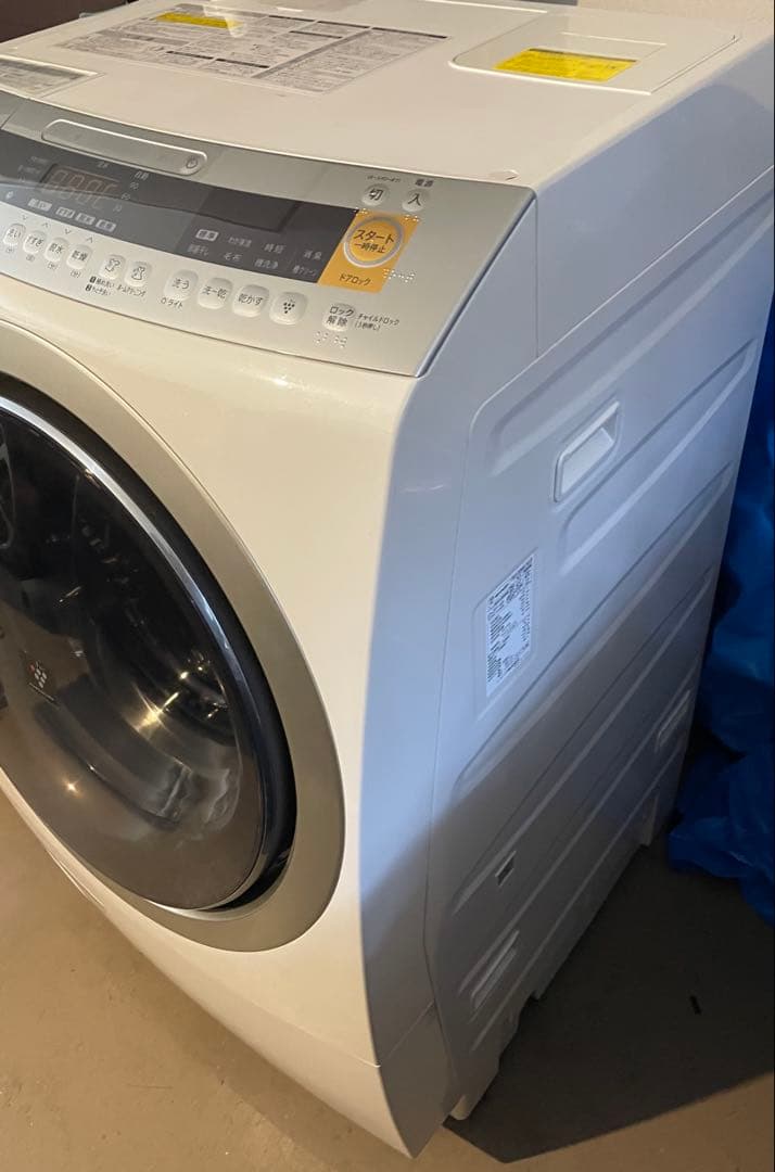 2017年式 SHARP 全自動ドラム式洗濯乾燥機 ES-ZP1-NR
