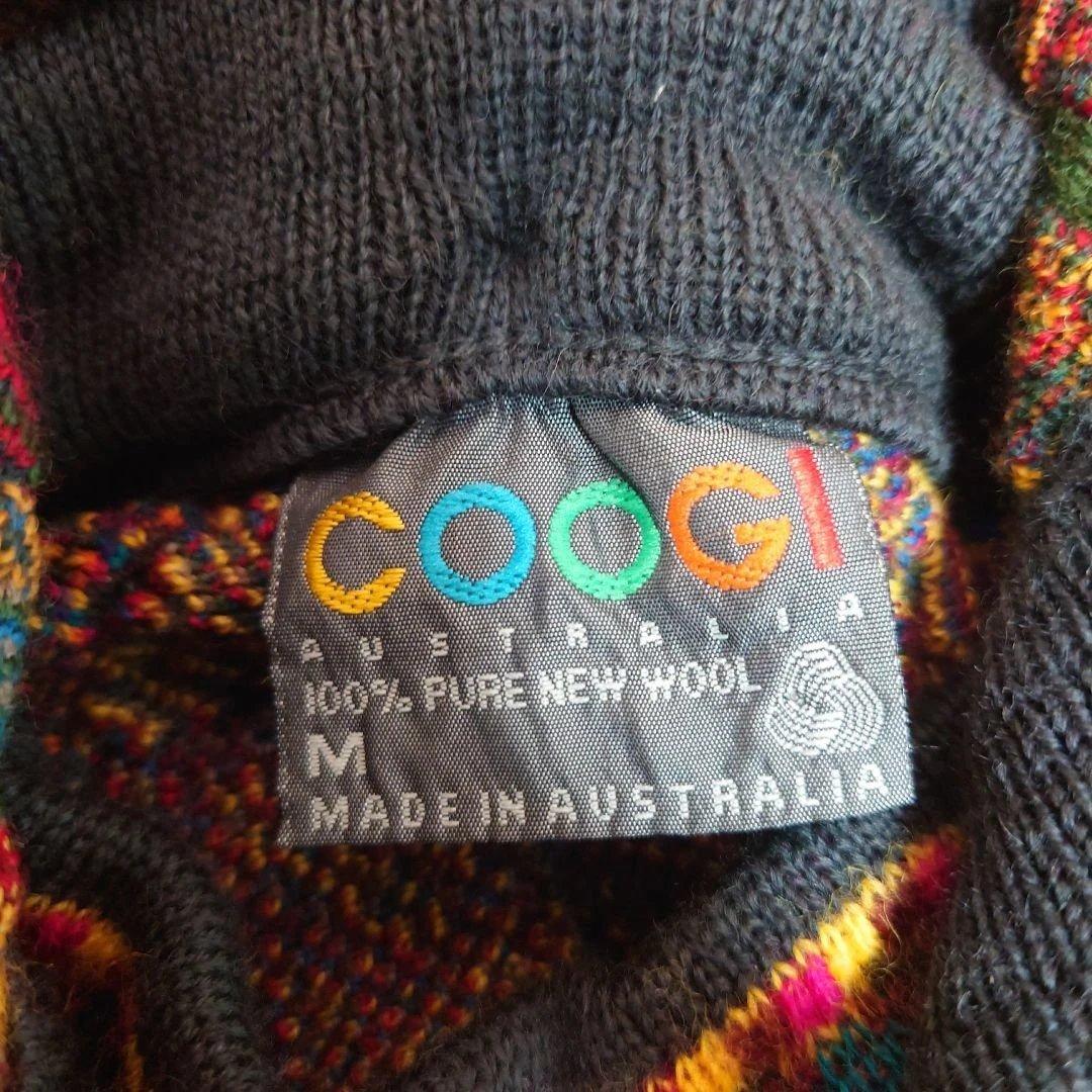 美品 激レア 希少 coogi クージー 3D knit ウール オーストラリア