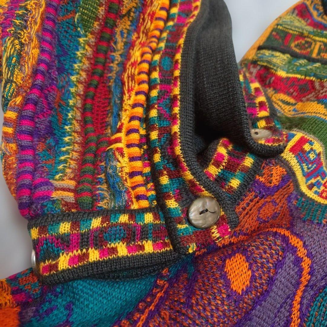 美品 激レア 希少 coogi クージー 3D knit ウール オーストラリア