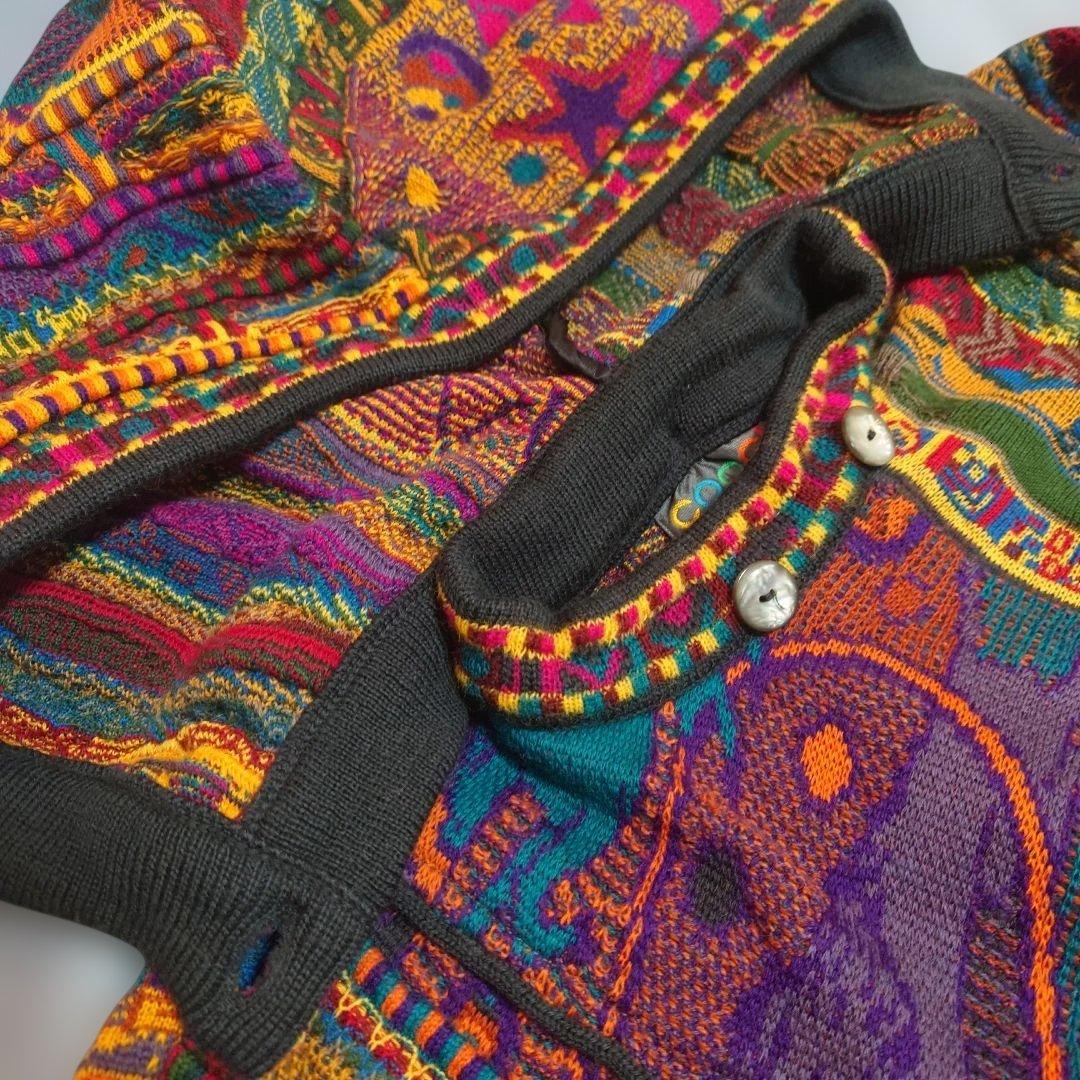 美品 激レア 希少 coogi クージー 3D knit ウール オーストラリア