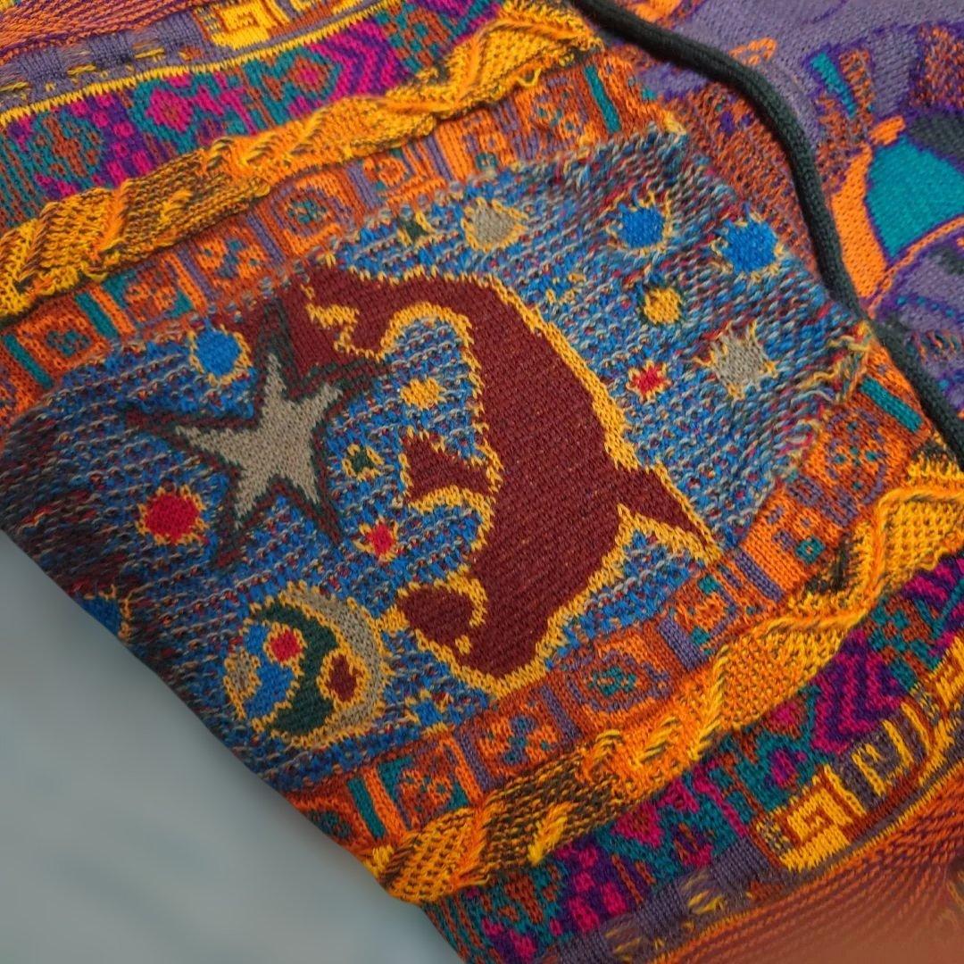 美品 激レア 希少 coogi クージー 3D knit ウール オーストラリア