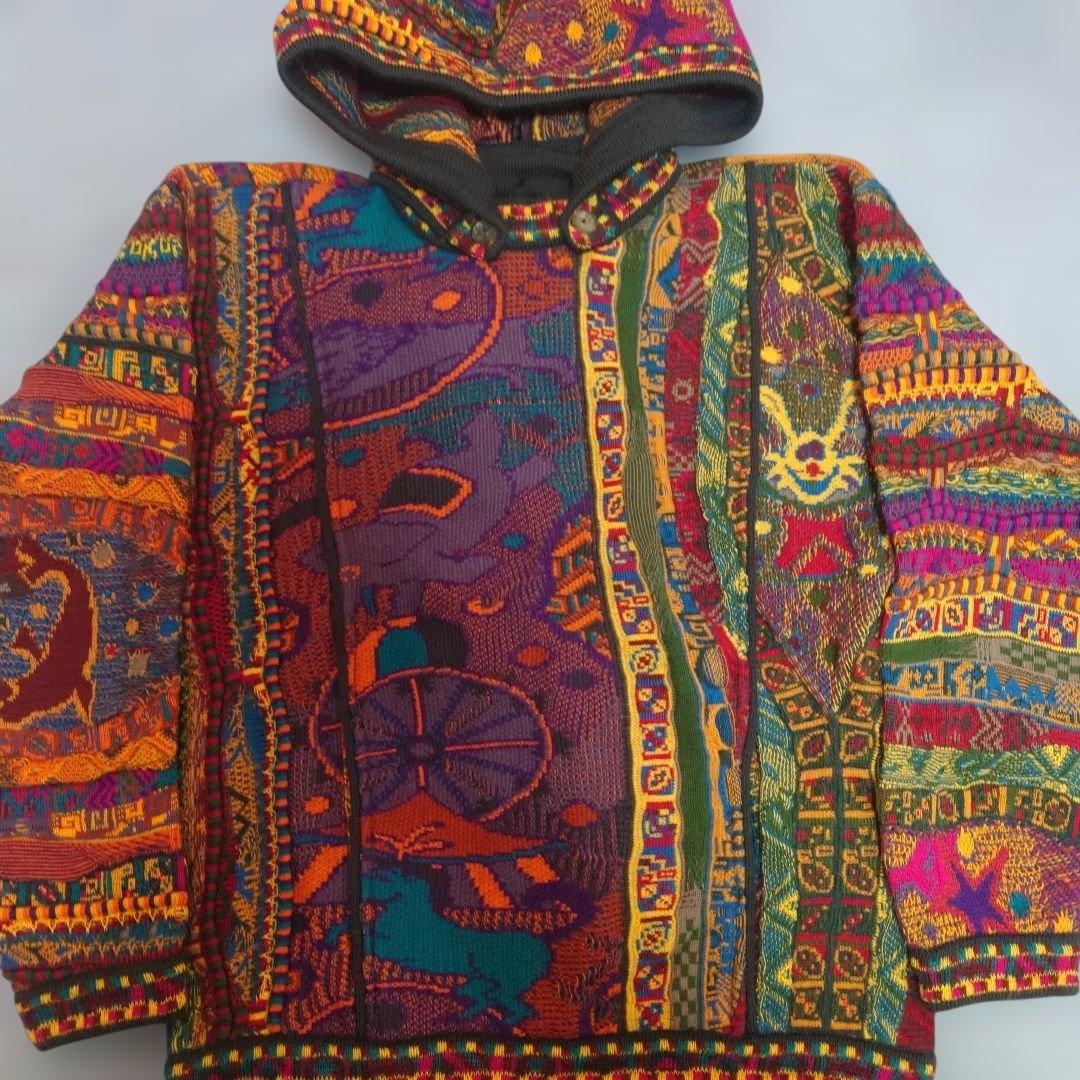 美品 激レア 希少 coogi クージー 3D knit ウール オーストラリア