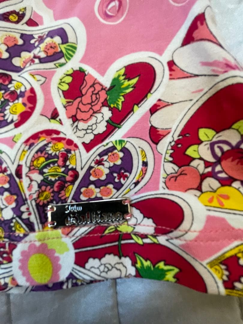 ジョン・ガリアーノ レディース 花柄Tシャツ S