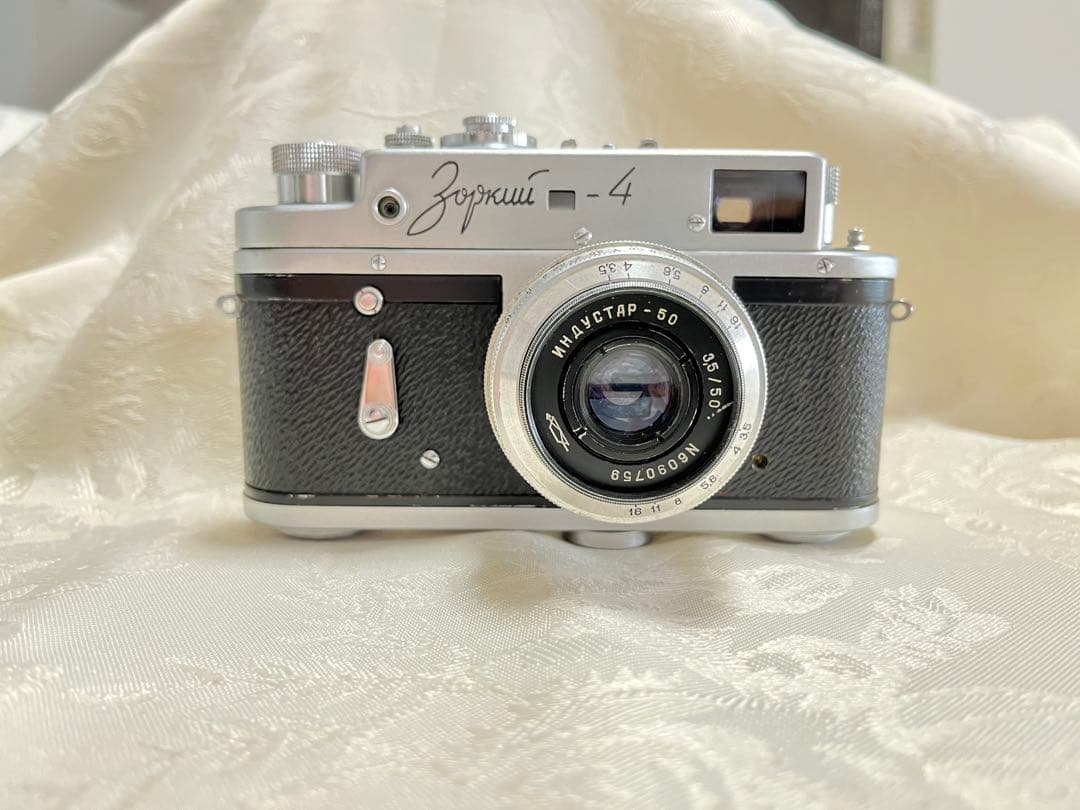 Zorki4 ライカコピー　L39ねじマウント　元箱、皮ケース、説明書付　希少