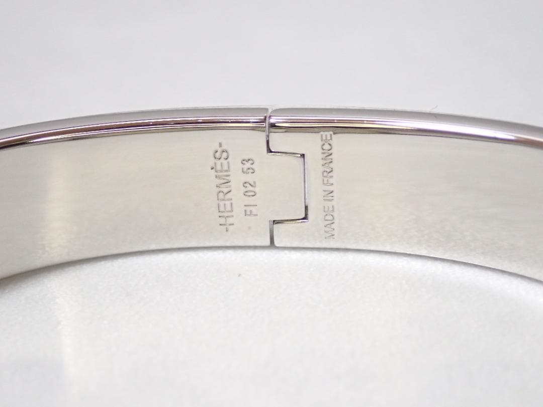 【美品】HERMES エルメス クリッククラックPM Hバングル ブラック
