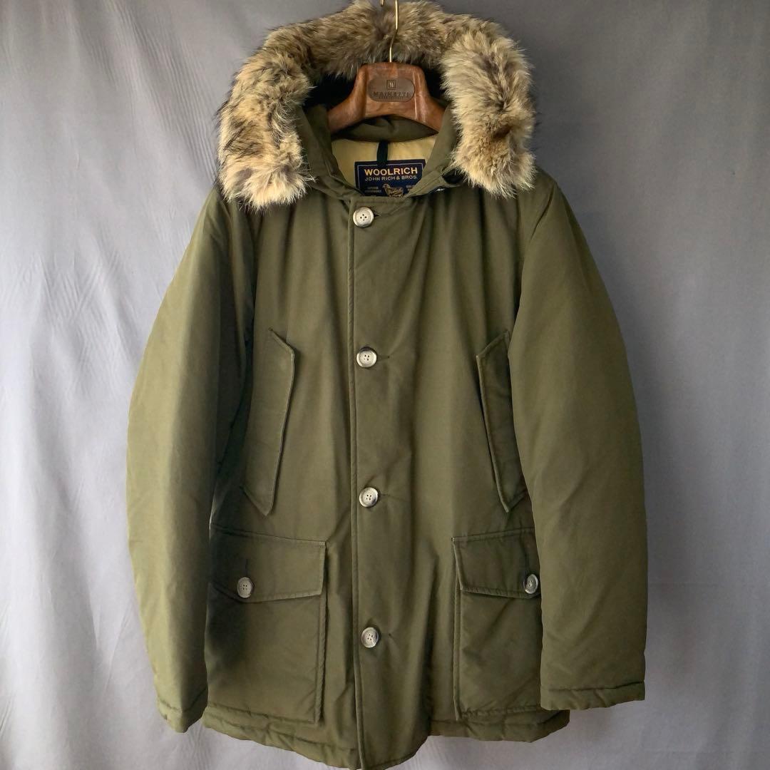 カナダ製Woolrich ウールリッチ アークティックパーカ M オリーブ