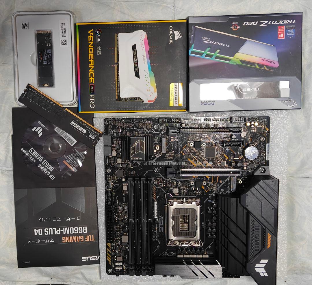 コンピューターセット + TUF GAMING Z690-PLUS マザーボード