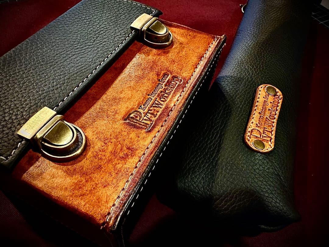 2月SALE品！Pvt.Workshop極CL　本革　デッキケース&ハーフプレマ