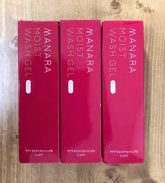 MANARA マナラ モイストウォッシュゲル 120ｍL しっとり 3本セット