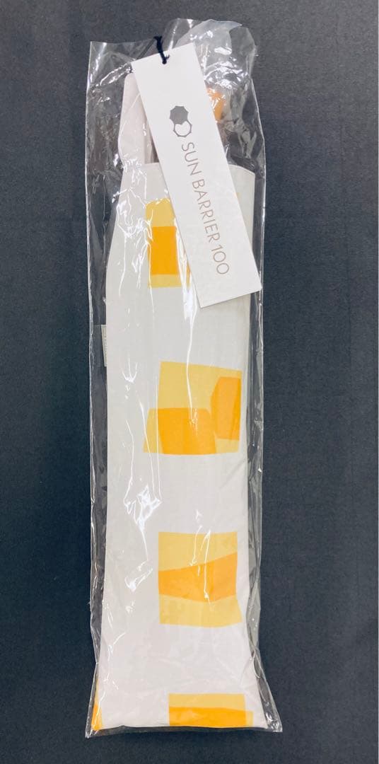 サンバリア100 折りたたみ日傘（２段折 / キューブ）イエロー