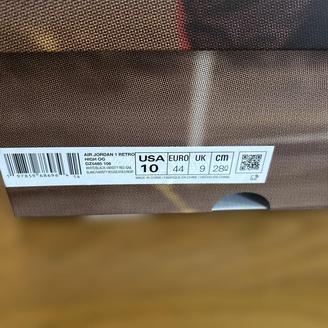 シューズ(男性用) AIRJORDAN1 HIGH OG REIMAGINED BLACKTOE