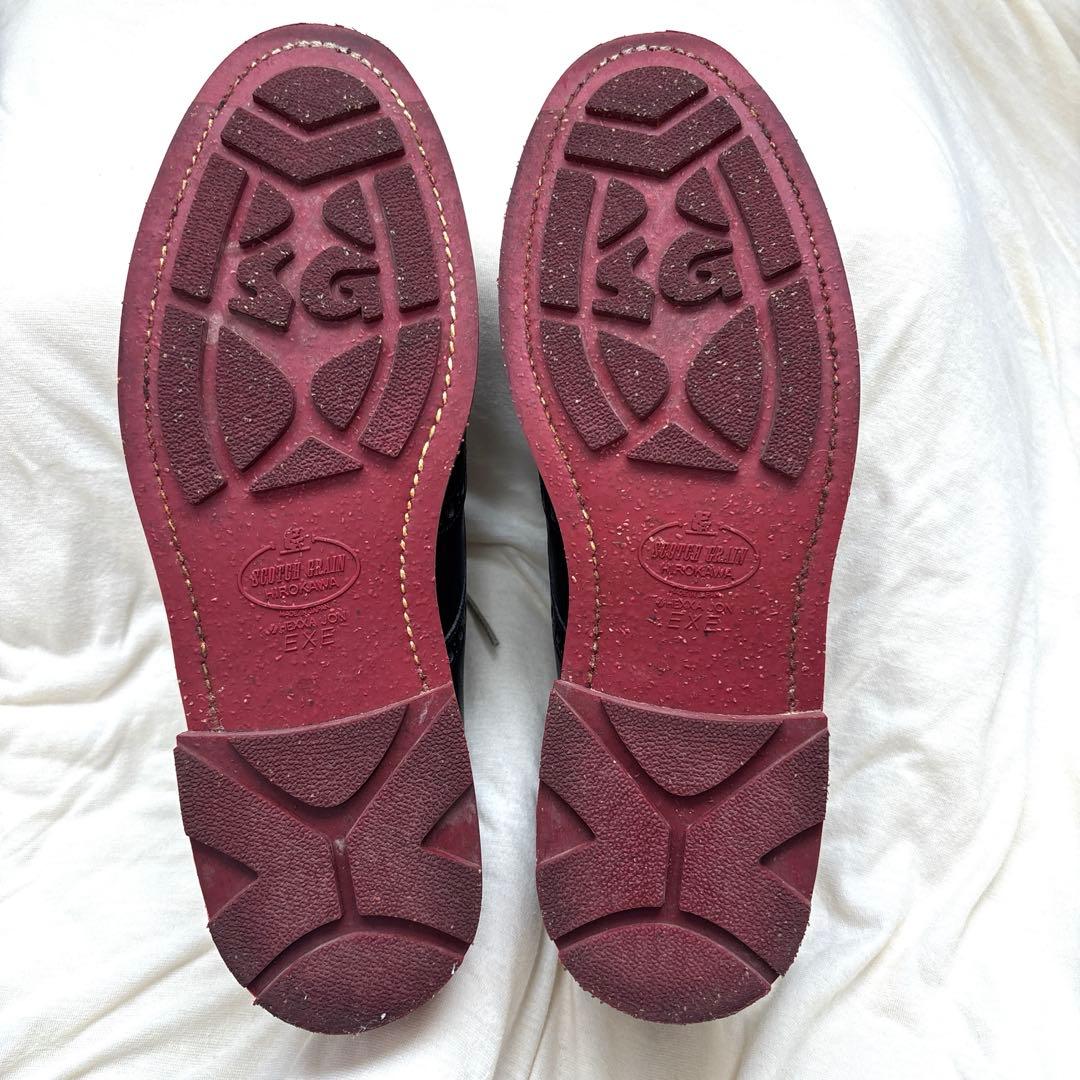 スコッチグレイン　栃木レザー　ウィングチップ