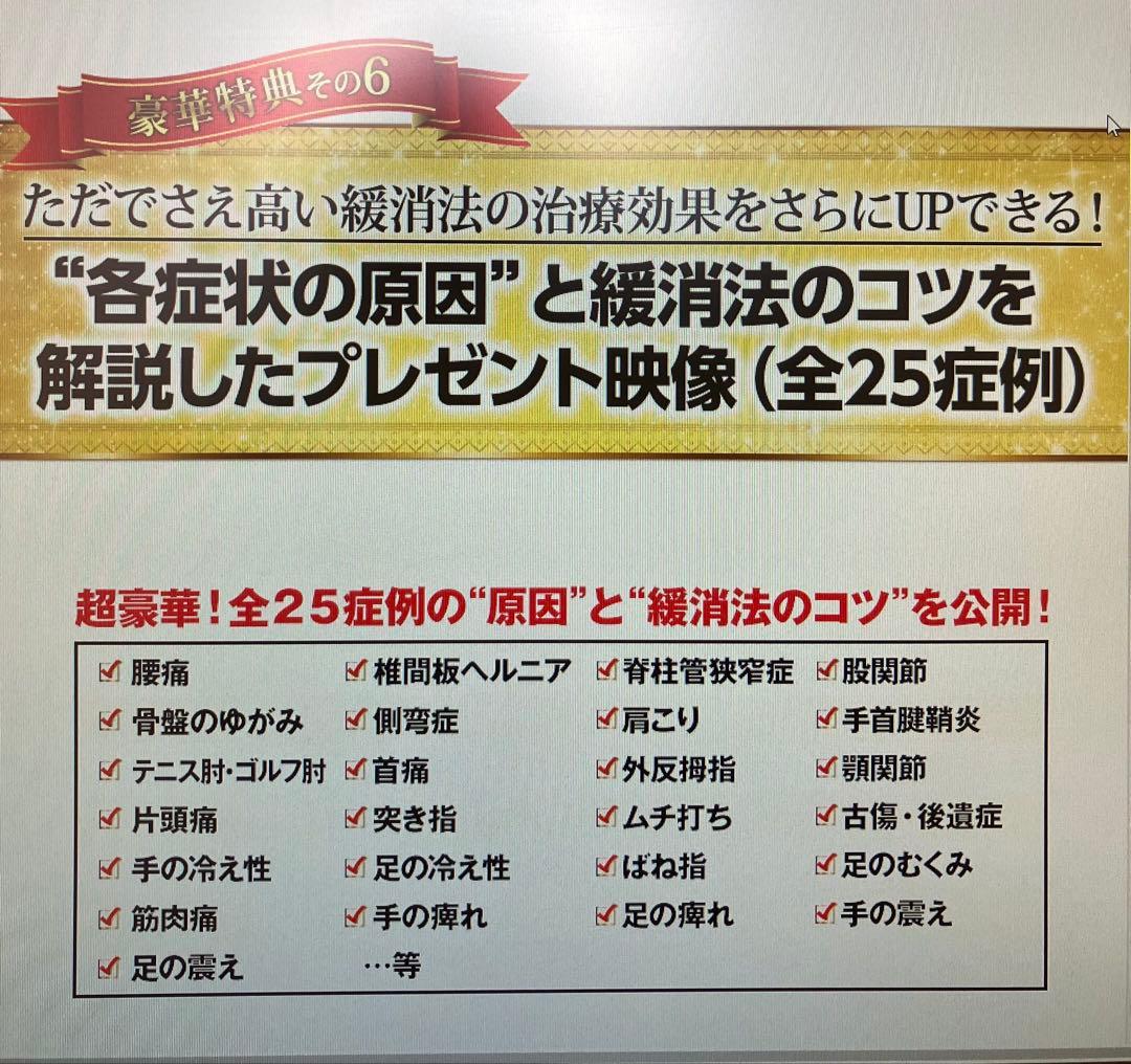 坂戸孝志先生　緩消法急性痛&慢性痛対応版 各DVD３枚+特典DISC2枚
