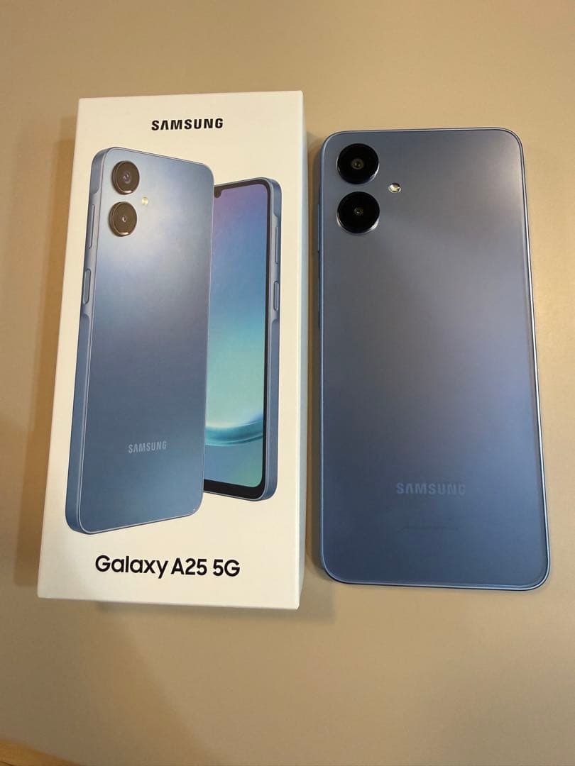 Samsung Galaxy A25 5G本体　ブルー