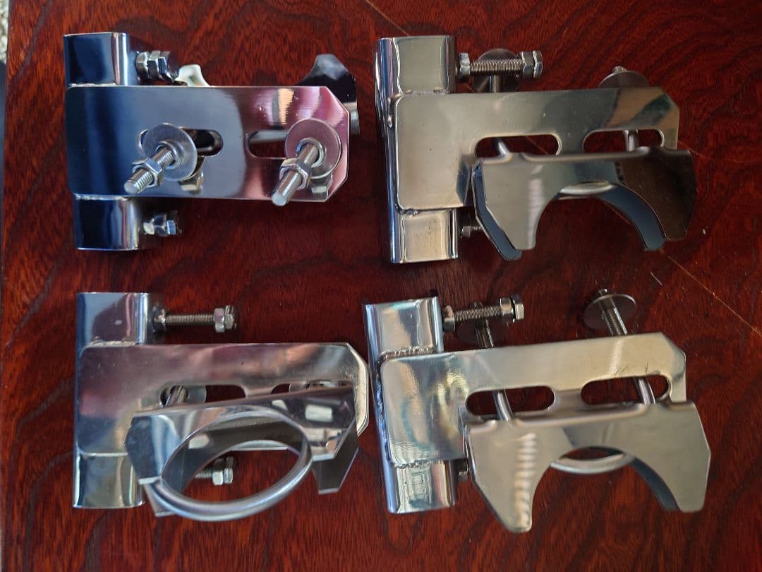 4個セット 雨どい取付専用金具 アンテナステー取付用 CB アマチュア 無線