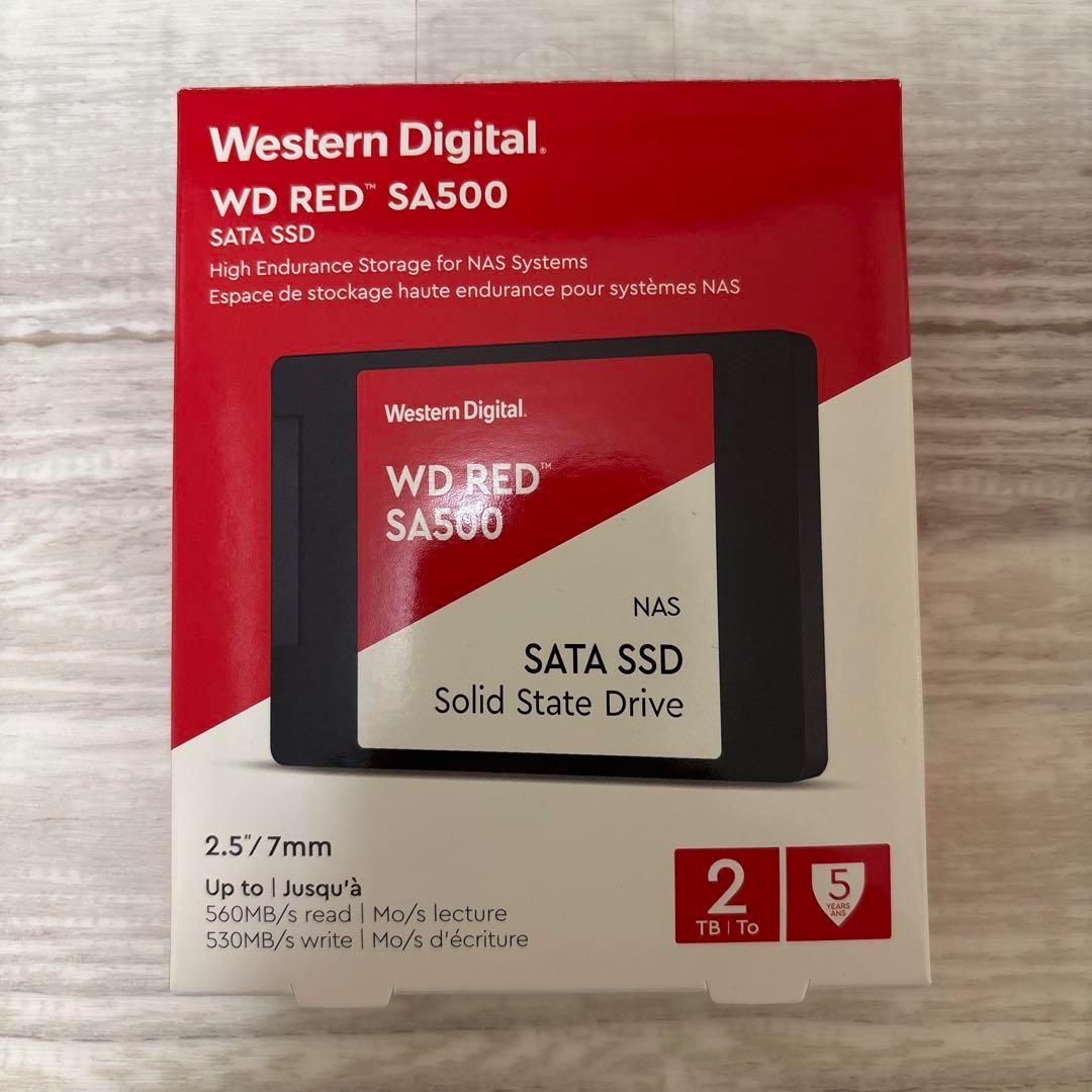 Western Digital Red SA500 SATA SSD 2TB×2