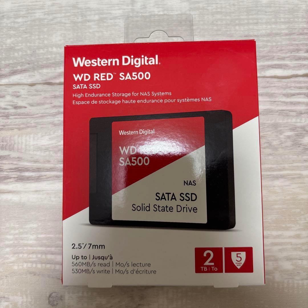 Western Digital Red SA500 SATA SSD 2TB×2