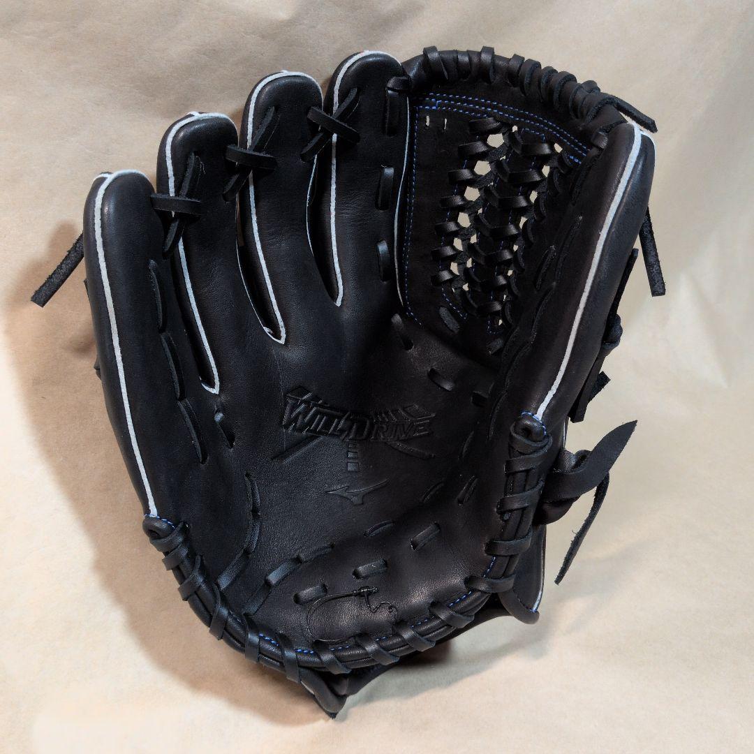 ミズノ:左投げ用:軟式用グラブ:投手用:黒:サイズ11