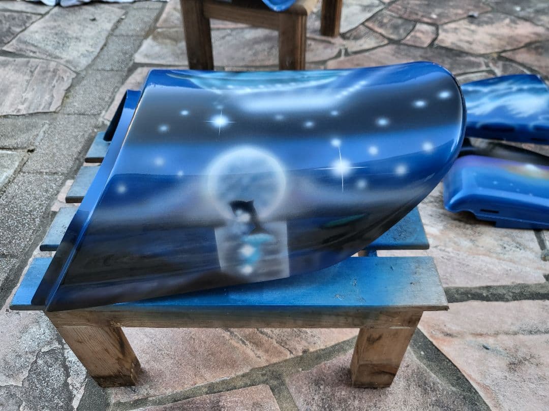 なちゃん　GS400外装　外装一式　エアブラシ