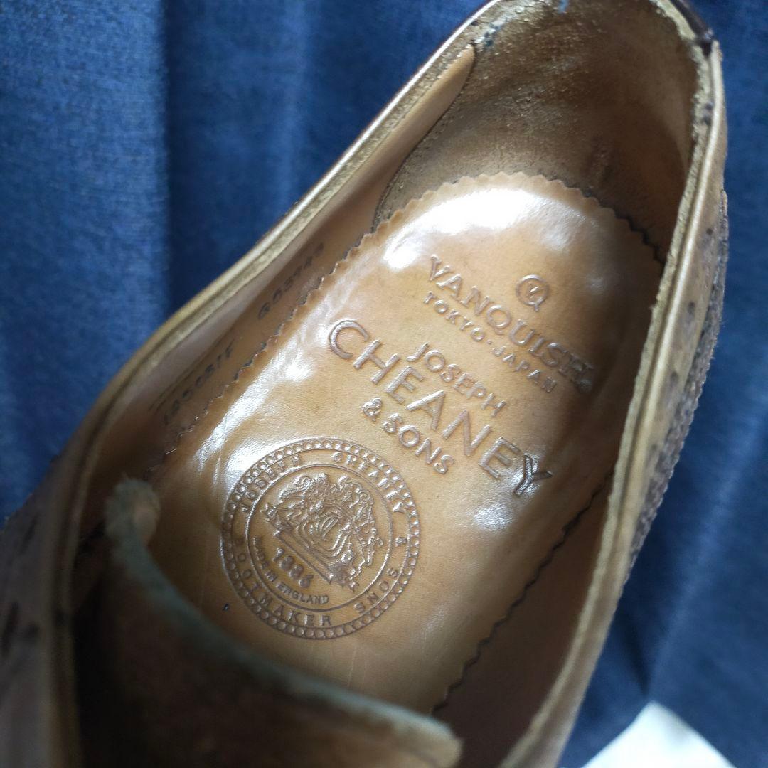 VANQUISH Joseph Cheaney コラボ ウィングチップシューズ