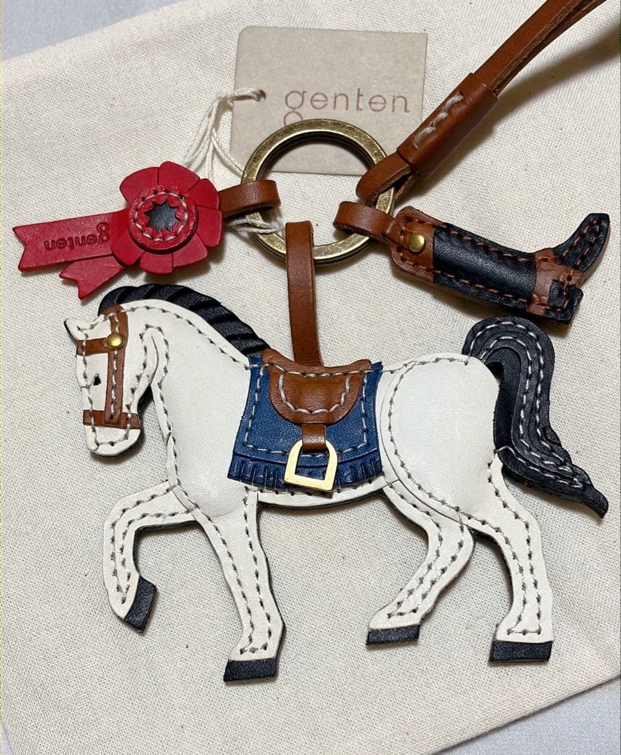 【新品未使用】 ゲンテン　チャーム　白馬 2026年新作