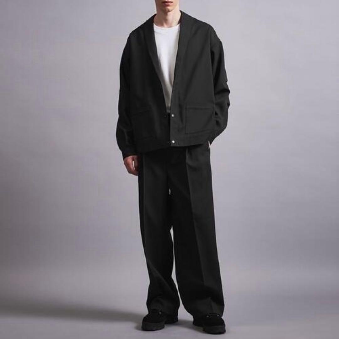 [monkey time] エア ドライ カルゼ ショールカラー ジャケット