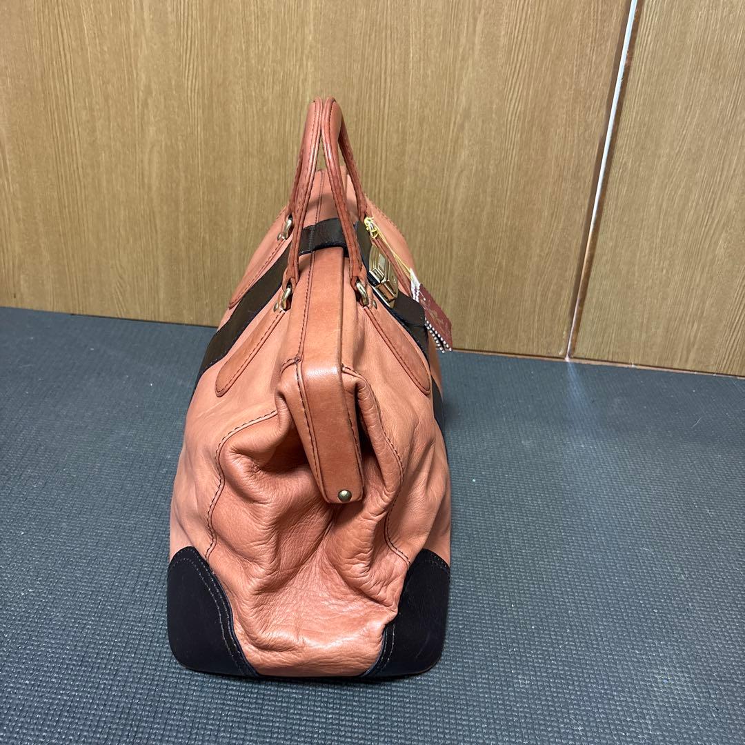 希少【PORTER】初期SOFTISH LINE ボストン茶・黒　⭐︎牛革AL