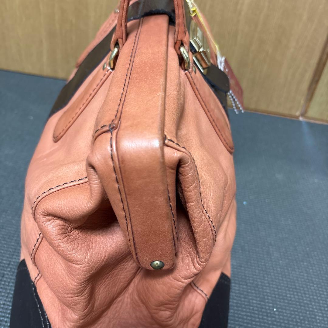 希少【PORTER】初期SOFTISH LINE ボストン茶・黒　⭐︎牛革AL